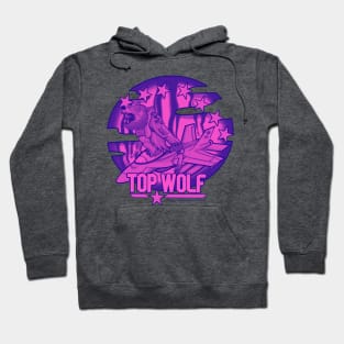 Top Wolf - Halloween Vibes Purple Hoodie